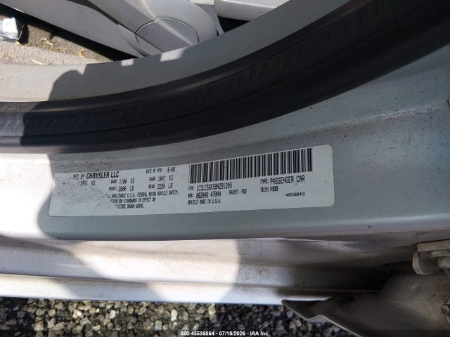 45586864 :رقم المزاد ، 1C3LC56K58N291205 vin ، 2008 Chrysler Sebring Touring مزاد بيع