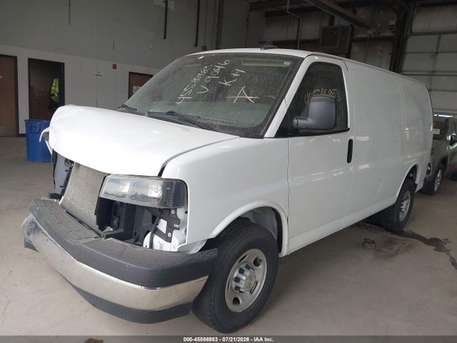 2022 Chevrolet Express Cargo Rwd 2500 Regular Wheelbase Wt მანქანა იყიდება აუქციონზე, vin: 1GCWGAFP9N1239046, აუქციონის ნომერი: 45586983