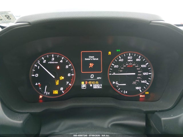 45587240 :رقم المزاد ، JF1GUHJC9S8280375 vin ، 2025 Subaru Impreza Rs 5-door مزاد بيع