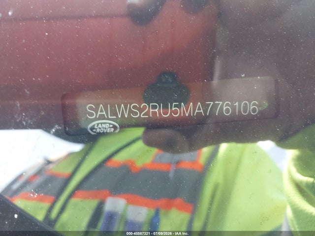 45587321 :رقم المزاد ، SALWS2RU5MA776106 vin ، 2021 Land Rover Range Rover Sport Hst Mhev مزاد بيع