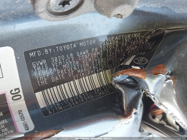 Toyota COROLLA LE 2017 2T1BURHE4HC796982 Image 9