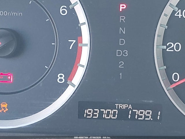 45587364 :رقم المزاد ، 1HGCP3F88BA005288 vin ، 2011 Honda Accord 3.5 Ex-l مزاد بيع