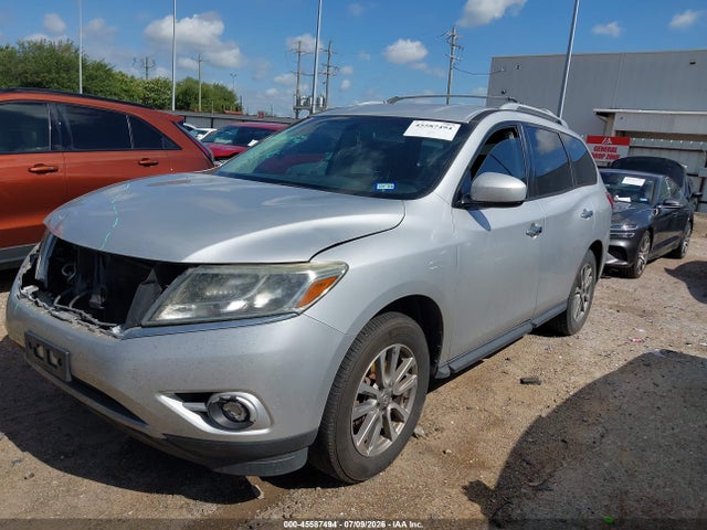 2013 Nissan Pathfinder Sv მანქანა იყიდება აუქციონზე, vin: 5N1AR2MN5DC618457, აუქციონის ნომერი: 45587494