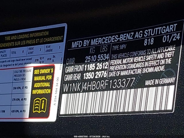 Продажа на аукционе авто 2024 Mercedes-benz Glc 300 Coupe 4matic, vin: W1NKJ4HB0RF133377, номер лота: 45587550