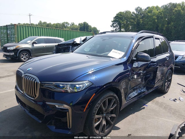 45587567 :رقم المزاد ، 5UXCX6C0XN9J40341 vin ، 2022 Bmw X7 M50i مزاد بيع