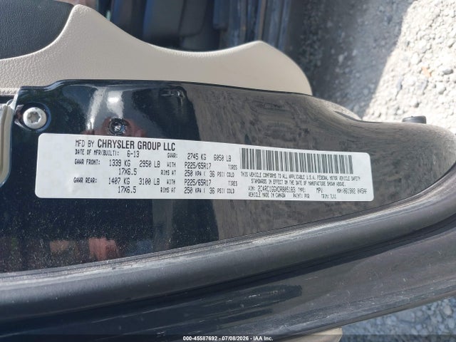 Aukcja sprzedaży 2013 Chrysler Town & Country Limited, vin: 2C4RC1GGXDR805183, numer aukcji: 45587692