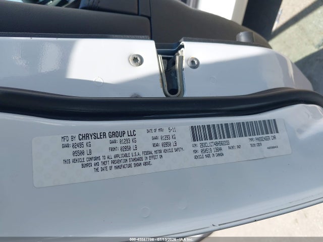 45587708 :رقم المزاد ، 2B3CL1CT4BH582233 vin ، 2011 Dodge Charger Police مزاد بيع