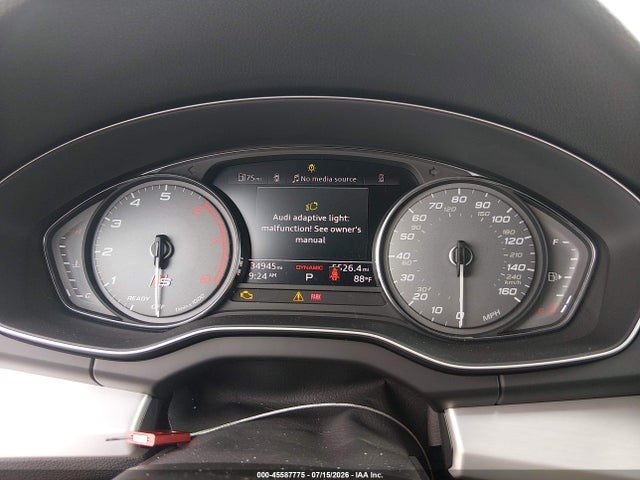 45587775 :رقم المزاد ، WA1A4AFY1M2069294 vin ، 2021 Audi Sq5 Premium Tfsi Quattro Tiptronic مزاد بيع