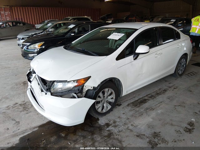 45587833 :رقم المزاد ، 2HGFB2F50CH318382 vin ، 2012 Honda Civic Lx مزاد بيع