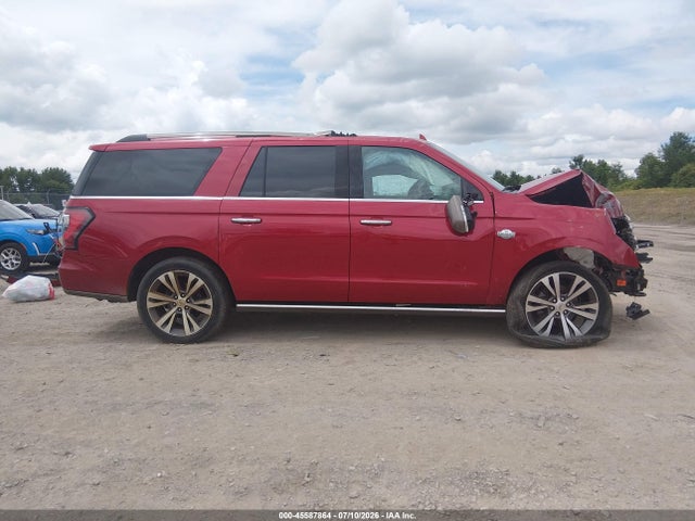2021 Ford Expedition King Ranch Max მანქანა იყიდება აუქციონზე, vin: 1FMJK1PT2MEA64355, აუქციონის ნომერი: 45587864
