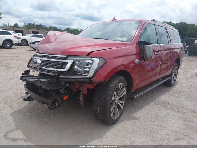 2021 Ford Expedition King Ranch Max მანქანა იყიდება აუქციონზე, vin: 1FMJK1PT2MEA64355, აუქციონის ნომერი: 45587864