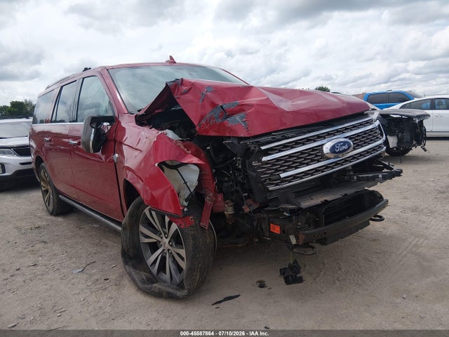 2021 Ford Expedition King Ranch Max მანქანა იყიდება აუქციონზე, vin: 1FMJK1PT2MEA64355, აუქციონის ნომერი: 45587864