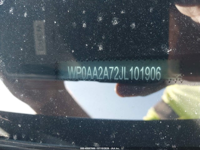 Aukcja sprzedaży 2018 Porsche Panamera 4, vin: WP0AA2A72JL101906, numer aukcji: 45587868
