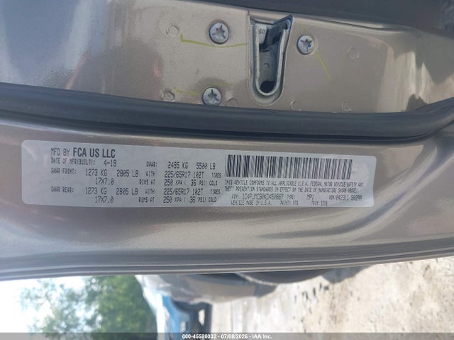 Jeep Cherokee Latitude 4x4 2019 1C4PJMCB0KD450887 Image 9