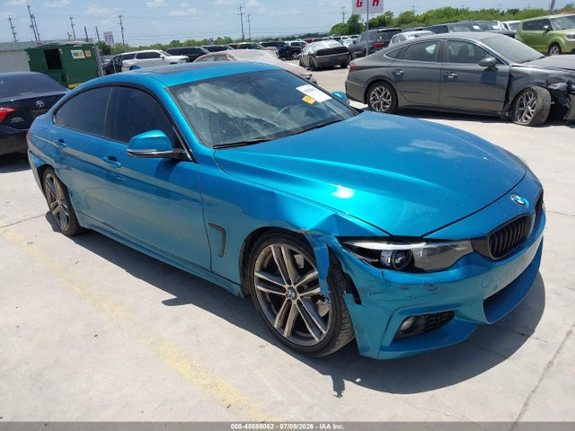 Продаж на аукціоні авто 2018 Bmw 430i Gran Coupe, vin: WBA4J1C52JBM11219, номер лоту: 45588062