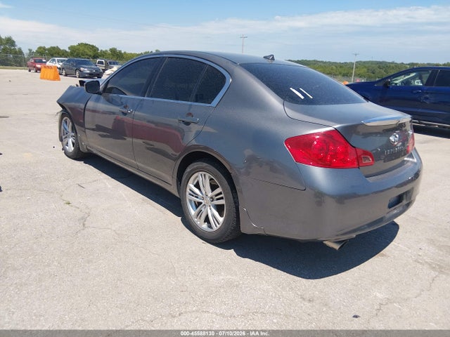 45588130 :رقم المزاد ، JN1DV6AR6CM861833 vin ، 2012 Infiniti G25x مزاد بيع
