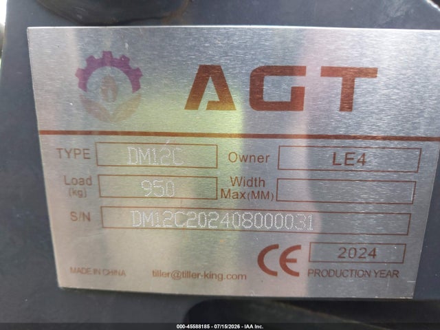 Argrotk Dm12-c 2024 DM12C202408000031 Image 9