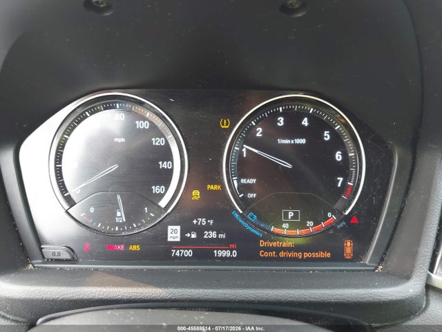 2019 Bmw X1 Sdrive28i მანქანა იყიდება აუქციონზე, vin: WBXHU7C57K3H45634, აუქციონის ნომერი: 45588514