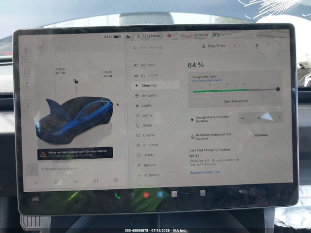 Aukcja sprzedaży 2024 Tesla Model 3, vin: 5YJ3E1EA0RF736683, numer aukcji: 45588679