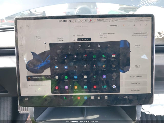 Aukcja sprzedaży 2024 Tesla Model 3, vin: 5YJ3E1EA0RF736683, numer aukcji: 45588679