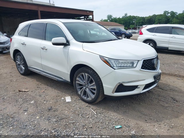 2017 Acura Mdx Technology Package მანქანა იყიდება აუქციონზე, vin: 5J8YD4H58HL000628, აუქციონის ნომერი: 45588747