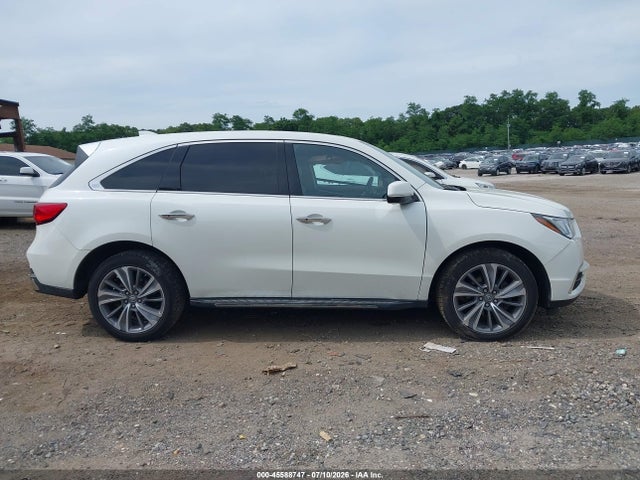 2017 Acura Mdx Technology Package მანქანა იყიდება აუქციონზე, vin: 5J8YD4H58HL000628, აუქციონის ნომერი: 45588747