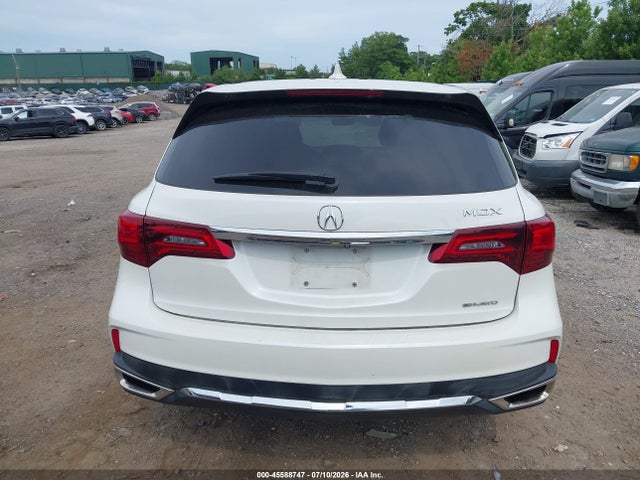 2017 Acura Mdx Technology Package მანქანა იყიდება აუქციონზე, vin: 5J8YD4H58HL000628, აუქციონის ნომერი: 45588747