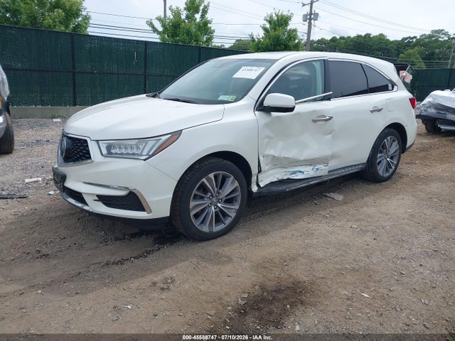 2017 Acura Mdx Technology Package მანქანა იყიდება აუქციონზე, vin: 5J8YD4H58HL000628, აუქციონის ნომერი: 45588747