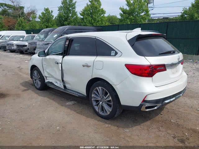 2017 Acura Mdx Technology Package მანქანა იყიდება აუქციონზე, vin: 5J8YD4H58HL000628, აუქციონის ნომერი: 45588747
