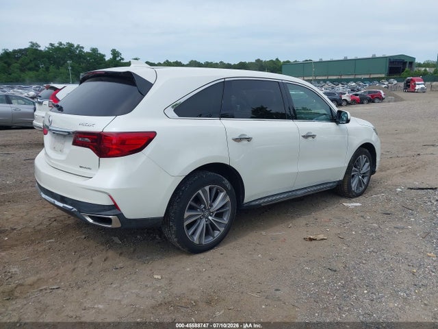 2017 Acura Mdx Technology Package მანქანა იყიდება აუქციონზე, vin: 5J8YD4H58HL000628, აუქციონის ნომერი: 45588747