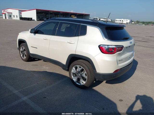 2018 Jeep Compass Limited 4x4 მანქანა იყიდება აუქციონზე, vin: 3C4NJDCB5JT457124, აუქციონის ნომერი: 45588778
