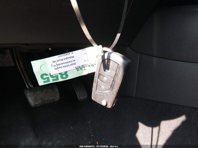 45588810 :رقم المزاد ، 5YFB4MDE6RP172546 vin ، 2024 Toyota Corolla Le مزاد بيع