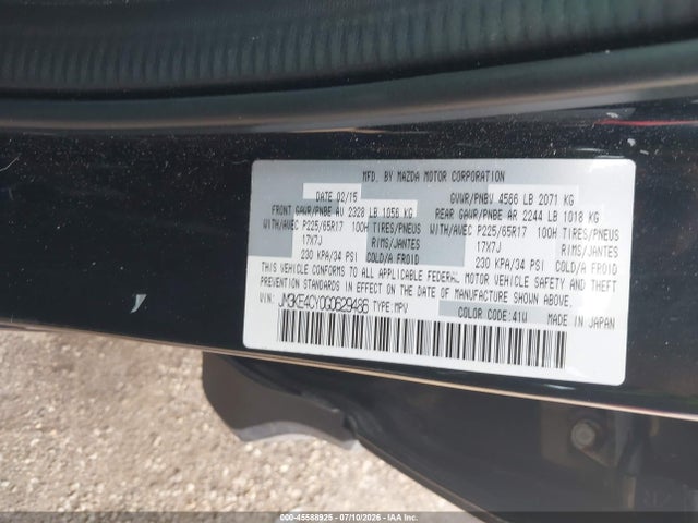 Mazda Cx-5 Touring 2016 JM3KE4CY0G0629486 Image 9