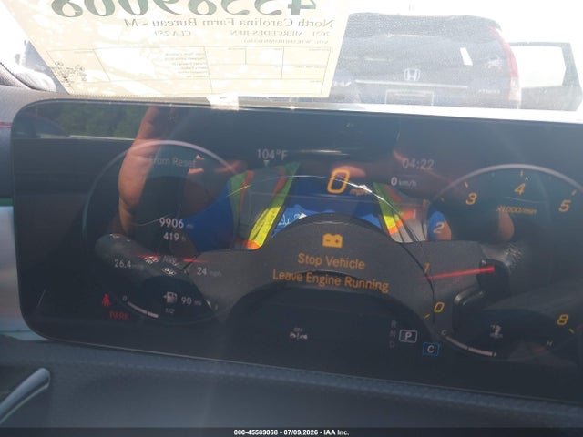 45589068 :رقم المزاد ، W1K5J4HB5MN165363 vin ، 2021 Mercedes-benz Cla 250 4matic مزاد بيع