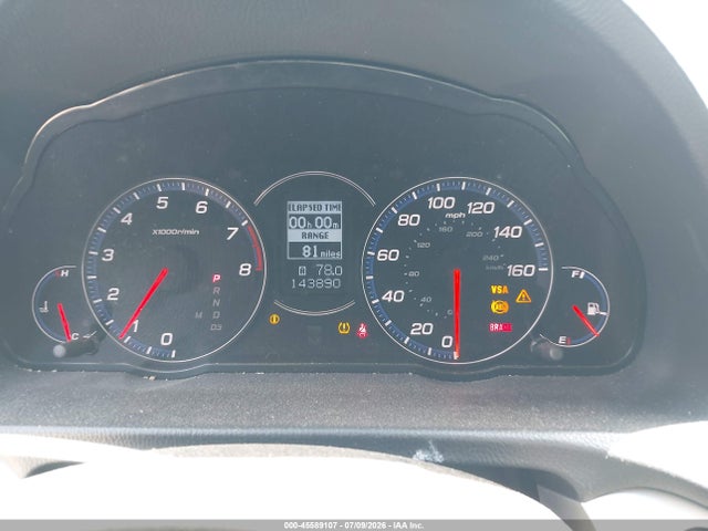 45589107 :رقم المزاد ، JH4CL96828C003352 vin ، 2008 Acura Tsx مزاد بيع