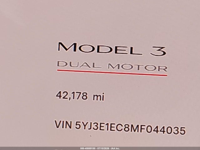 Tesla Model 3 Performance Dual Motor All-wheel Drive 2021 5YJ3E1EC8MF044035 Image 16