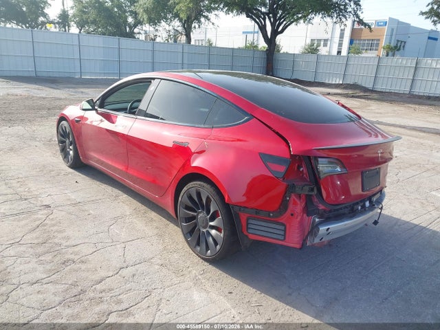 2021 Tesla Model 3 Performance Dual Motor All-wheel Drive მანქანა იყიდება აუქციონზე, vin: 5YJ3E1EC8MF044035, აუქციონის ნომერი: 45589150