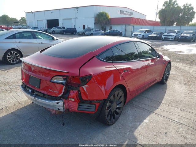Tesla Model 3 Performance Dual Motor All-wheel Drive 2021 5YJ3E1EC8MF044035 Image 4