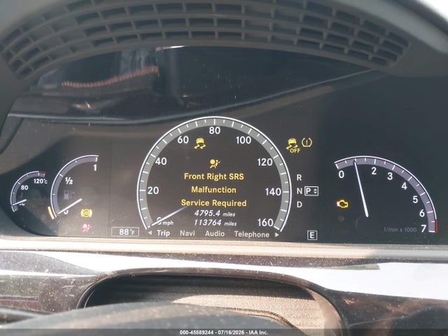 Aukcja sprzedaży 2013 Mercedes-benz S 550 4matic, vin: WDDNG9EB8DA536510, numer aukcji: 45589244