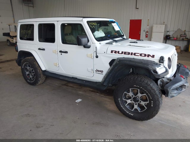 45589293 :رقم المزاد ، 1C4HJXFG0MW557992 vin ، 2021 Jeep Wrangler Unlimited Rubicon 4x4 مزاد بيع