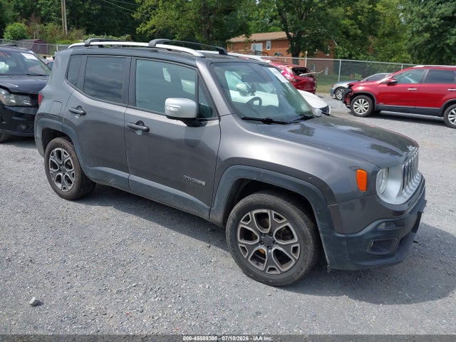 2016 Jeep Renegade Limited მანქანა იყიდება აუქციონზე, vin: ZACCJBDT3GPC93102, აუქციონის ნომერი: 45589308