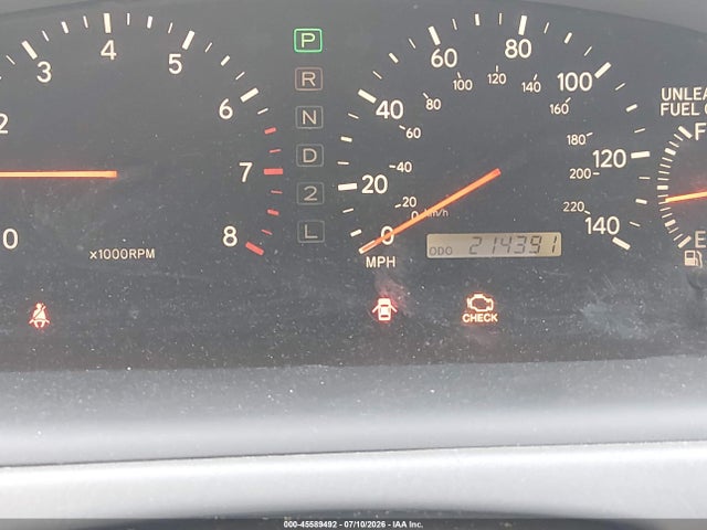 1997 Lexus Es 300 მანქანა იყიდება აუქციონზე, vin: JT8BF22G0V0057186, აუქციონის ნომერი: 45589492