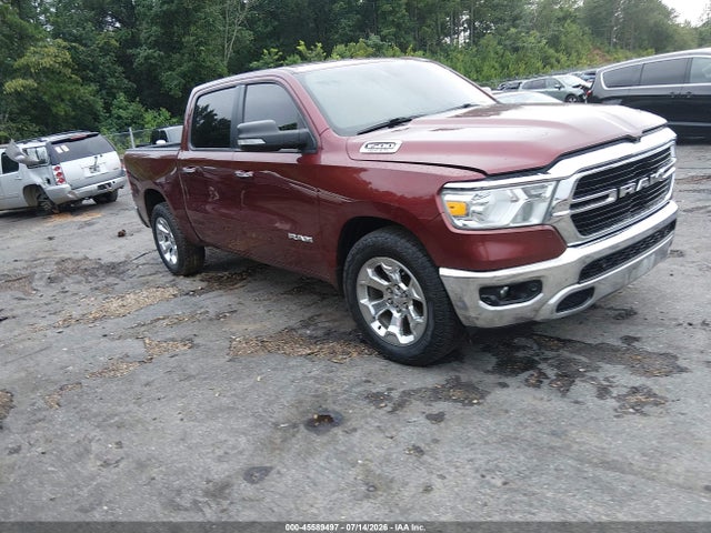 45589497 :رقم المزاد ، 1C6RREFT9KN543517 vin ، 2019 Ram 1500 Big Horn/lone Star  4x2 5'7 Box مزاد بيع