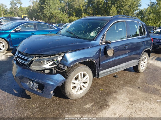 2016 Volkswagen Tiguan S მანქანა იყიდება აუქციონზე, vin: WVGBV7AX9GW001391, აუქციონის ნომერი: 45589572