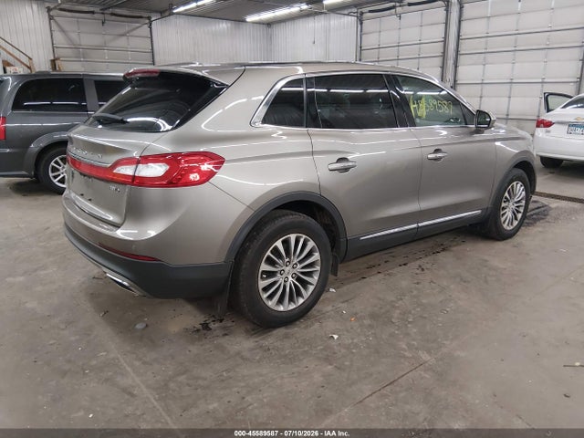 2017 Lincoln Mkx Select მანქანა იყიდება აუქციონზე, vin: 2LMPJ8KR9HBL14925, აუქციონის ნომერი: 45589587