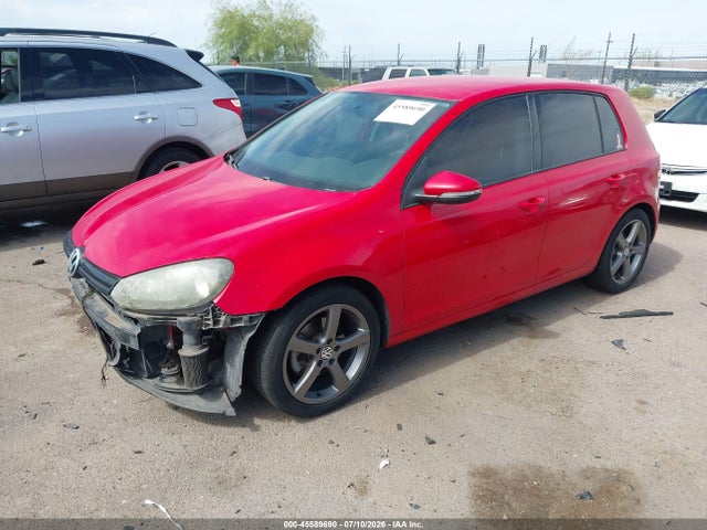 45589690 :رقم المزاد ، WVWDB7AJ3CW282602 vin ، 2012 Volkswagen Golf 2.5l 4-door مزاد بيع