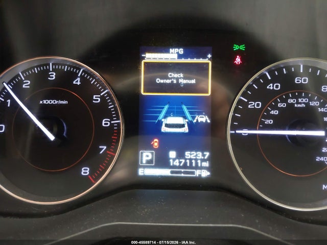 2018 Subaru Crosstrek 2.0i Limited მანქანა იყიდება აუქციონზე, vin: JF2GTALC9J8277915, აუქციონის ნომერი: 45589714