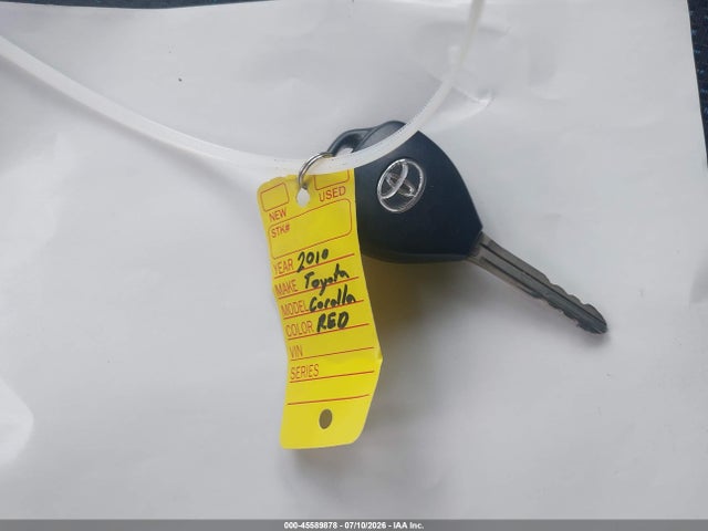45589878 :رقم المزاد ، 2T1BU4EE6AC478746 vin ، 2010 Toyota Corolla S مزاد بيع