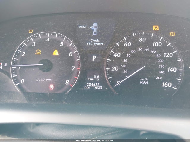 Aukcja sprzedaży 2007 Lexus Ls 460, vin: JTHBL46F575002616, numer aukcji: 45590119