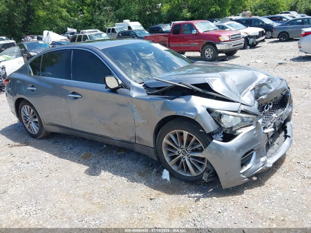 Продажа на аукционе авто 2018 Infiniti Q50 3.0t Luxe, vin: JN1EV7AR2JM441817, номер лота: 45590455